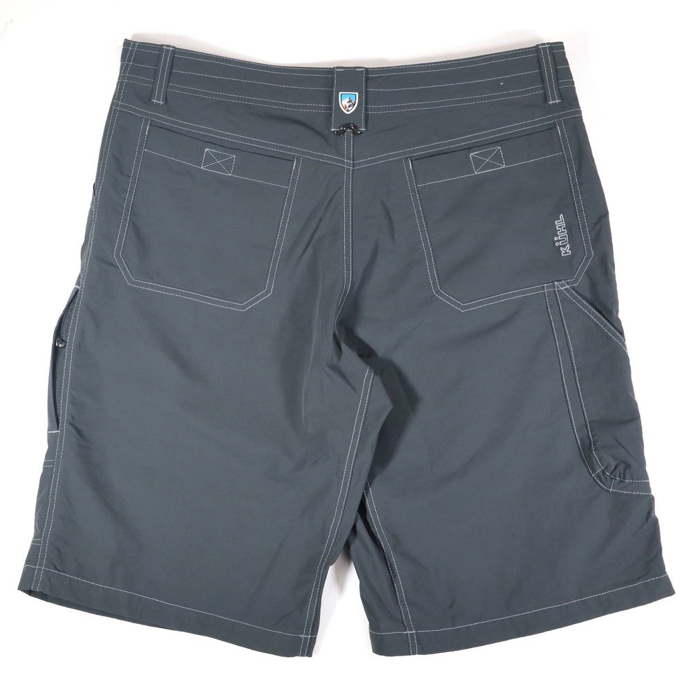 KUHL Renegade Cargo Shorts Mens 38 Gray Hiking Outdoor Casual Summer Duralux - Picture 6 of 11
